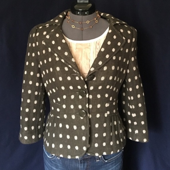 Polka dot blazer by Tulle