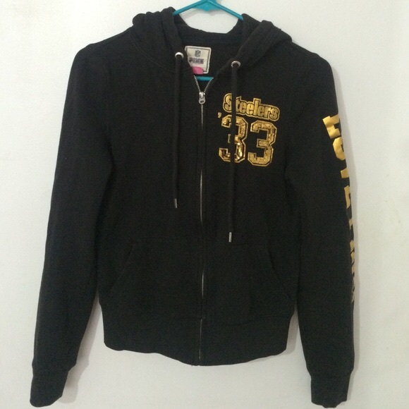 Victoria's Secret Steelers zip up.