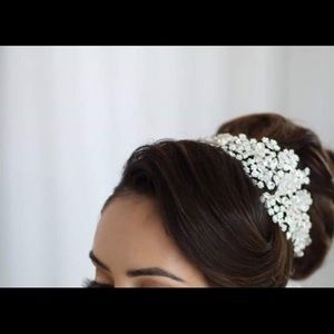 Swarovski Crystal Bridal Headpiece Crown Tiara