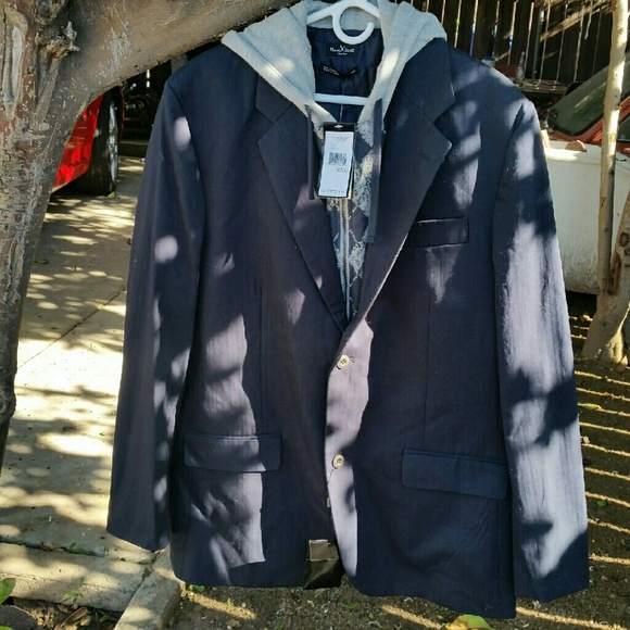NWT men hoodie jacket/ blazer