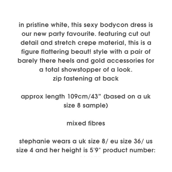 New W/ Defect • Missguided Cut Out Dress - Picture 3 of 4
