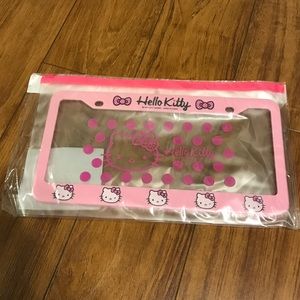 HELLO KITTY License Plate Frame
