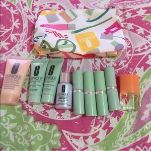 Brand new Clinque products and pouch