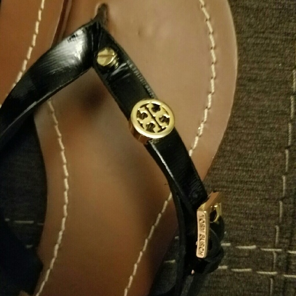 Tory Burch Monogram Flat Size 6 - Picture 4 of 4