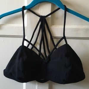 Black strappy bra NEW