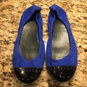 Cole Haan blue suede flats