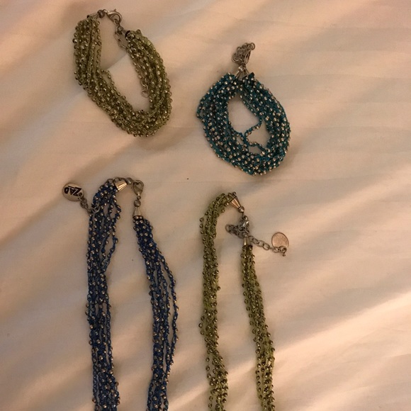 Necklace and bracelets
