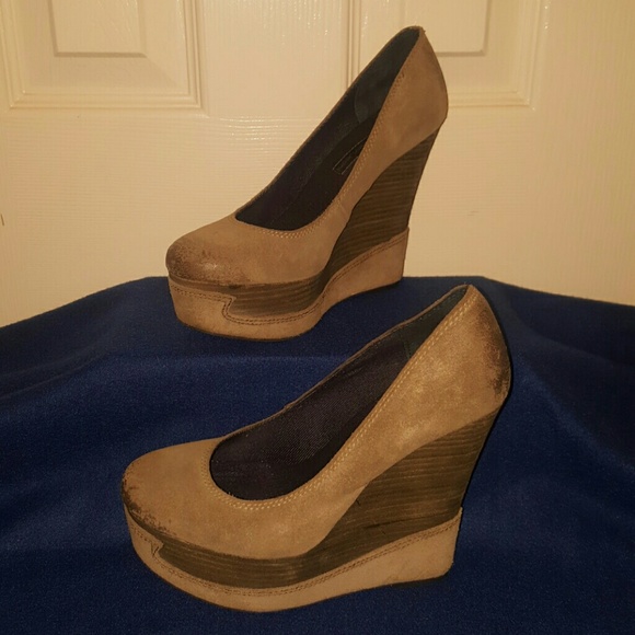 Suede Calvin Klein Wedges