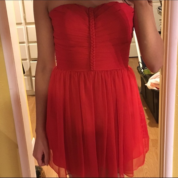 Red Bebe mini dress