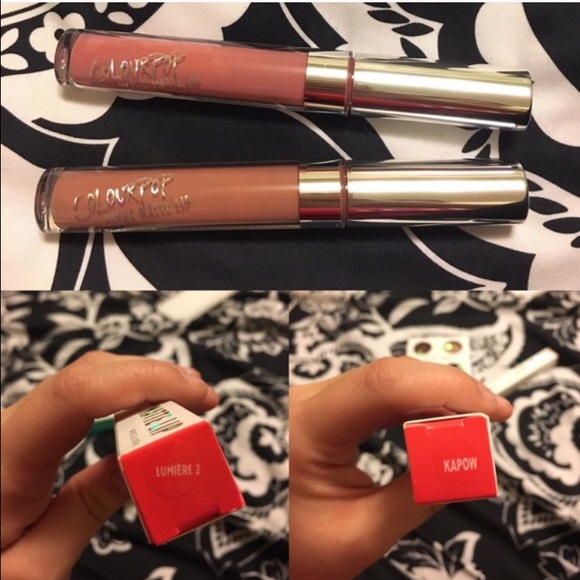 New never been used colour pop liquid lip sticks