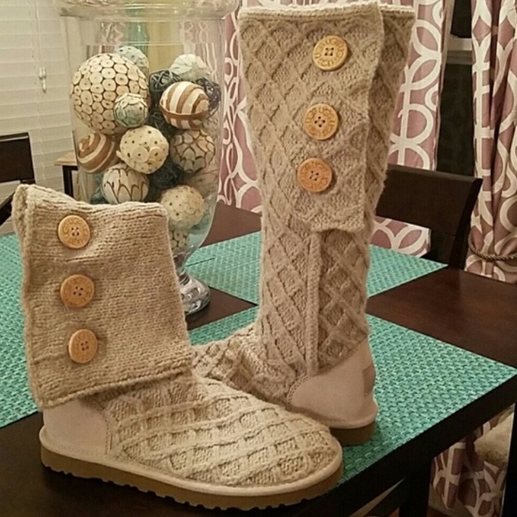 Ugg Australia Classic Cardy Knit Boots