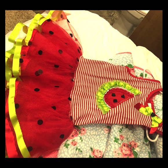 Watermelon tutu outfit 4
