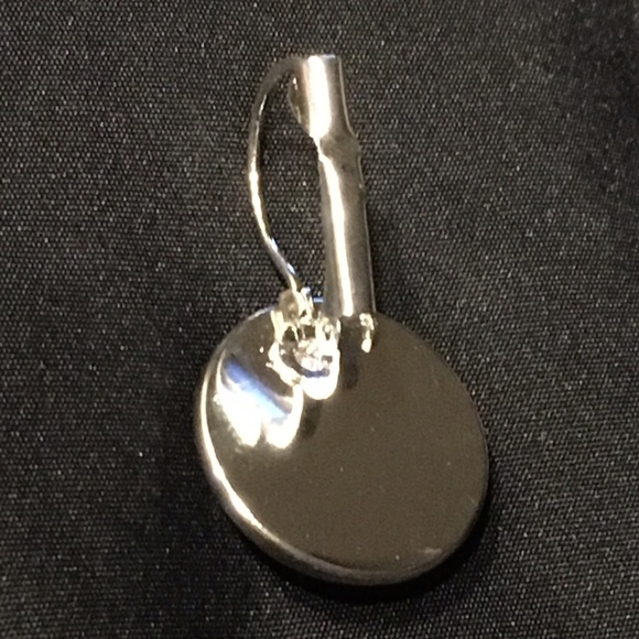 Blue & Green Mandala, Glass & Silver Earrings - Picture 3 of 5