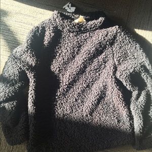 Silence + Noise Sherpa sweater