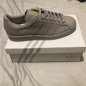 Custom made grey Adidas