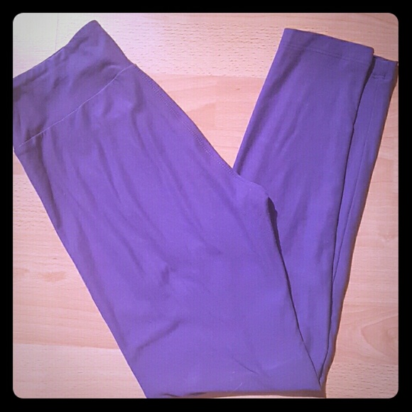 LuLaRoe OS leggings in purple