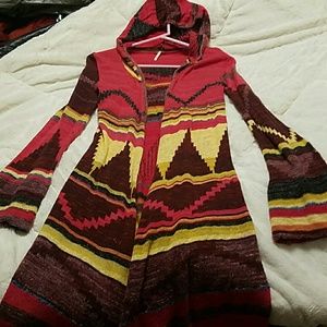 Free People Duster Sweater