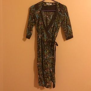 sunny girl wrap dress