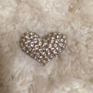 Never worn heart shaped pin