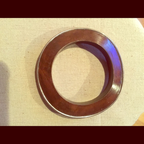 B1662 Silpada Rosewood & Silver Bracelet