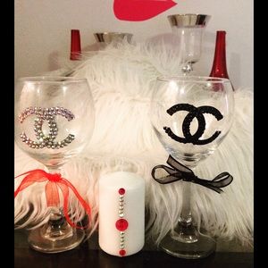 Custom wine glasses
