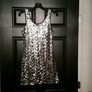Sequin mini dress