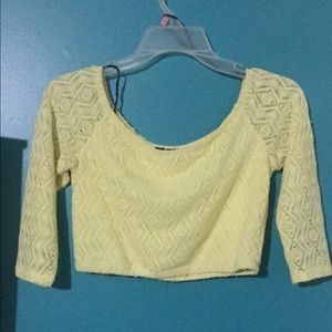 Cute little yellow top