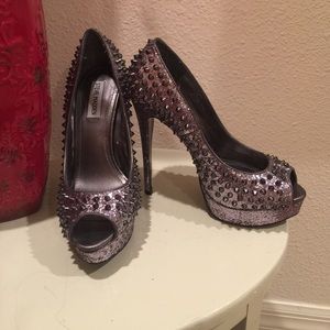 Pewter Steve Madden Heels