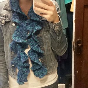 Handmade knit scarf