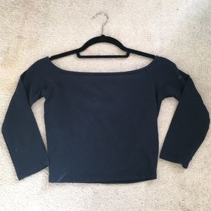 Off the shoulder crop top