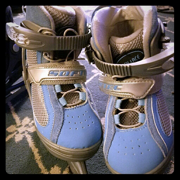 LL Bean girls small expandable ice skates
