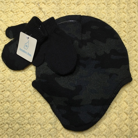 Toddler London Fog Hat Set - Picture 1 of 4