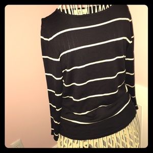 Brooks Brothers black/white stripped sweater