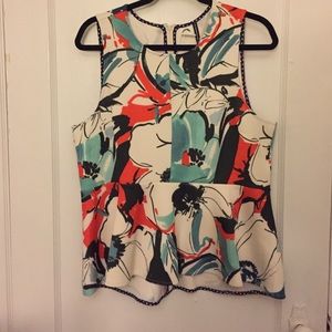 💥FINAL PRICE💥 Anthropologie Peplum Top