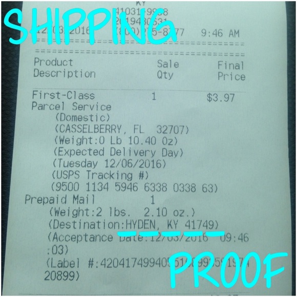 📦🚐📬 PROOF of shipping @presleighc 📦🚐📬 - Picture 3 of 4