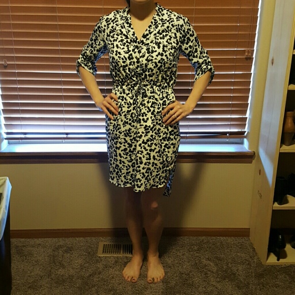 Snow Leopard print dress.