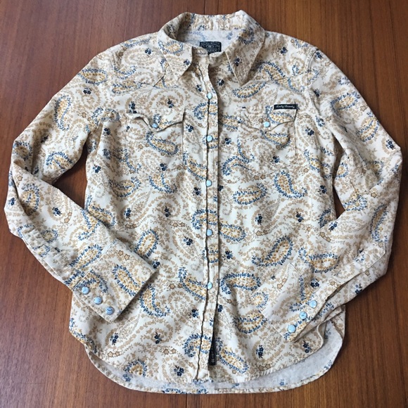 lucky brand corduroy shirt