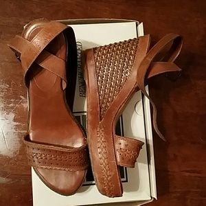 Frye Hazel Ankle Strap Platform Sandals