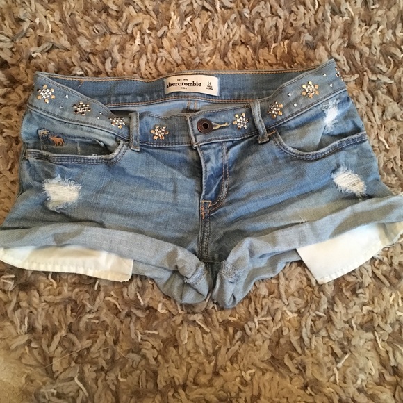 Abercrombie jean shorts