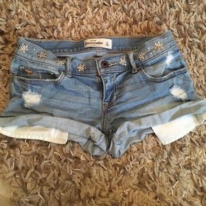 Abercrombie jean shorts