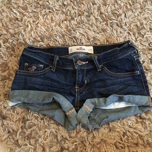 Hollister jean shorts