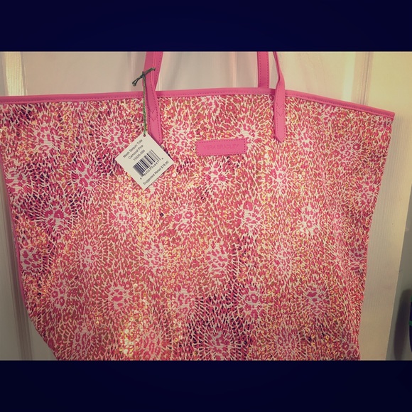 Vera Bradley Pink Camocat Tote