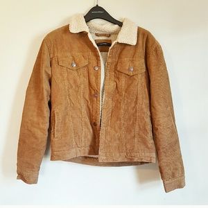 Brandy Melville Elisha fur corduroy jacket