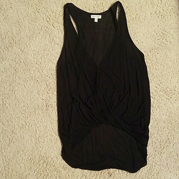 Urban Outfitters Black high low tank top - Picture 1 of 2