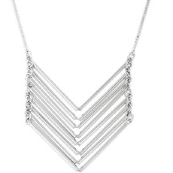 Chevron chain necklace