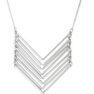 Chevron chain necklace