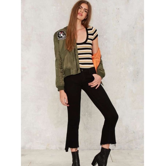 Nasty Gal Come Around Strip Tee