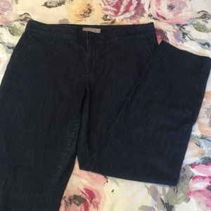 Trouser denim capris