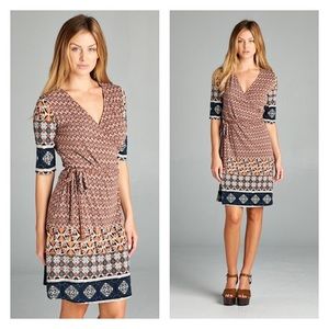 IN STOCK NOW! 👗 Faux Wrap Dress
