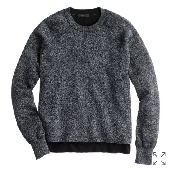 J. Crew Sparkle Side Slit Sweater - Picture 3 of 3